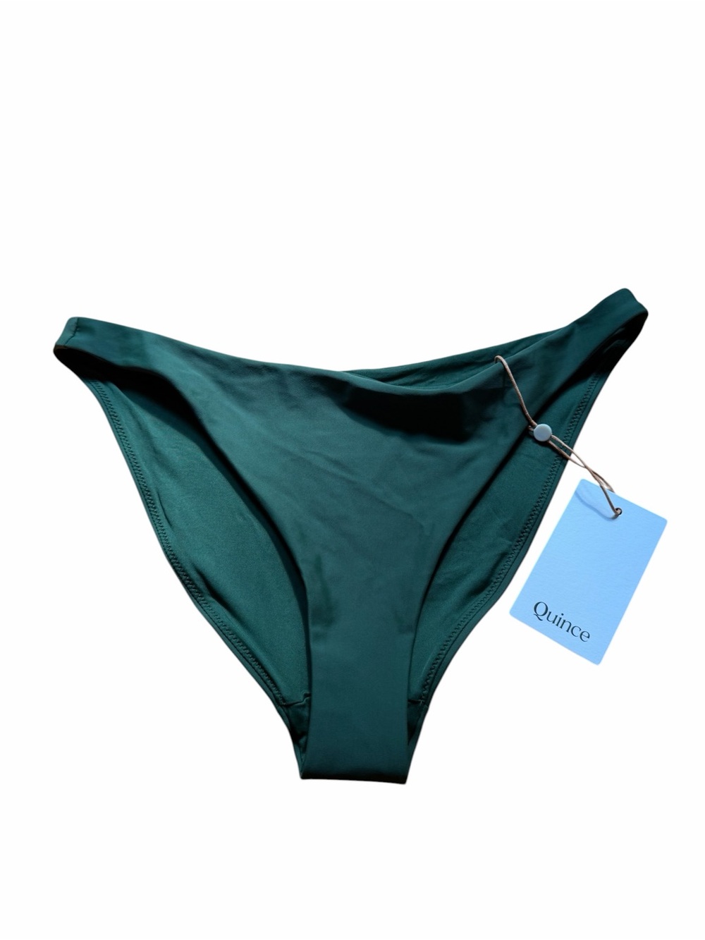 Quince Deep Green Bikini Swim Bottom Size Small New with tags